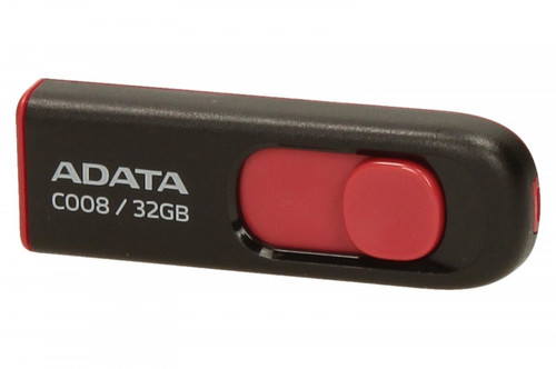 Adata Flash Drive C008 32GB Black-Red