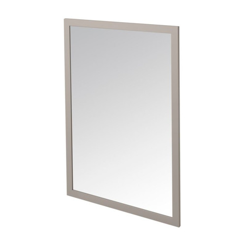 GoodHome Bathroom Mirror Perma 100 x 70 cm, grey frame