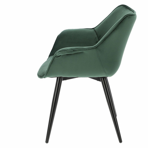 Upholstered Chair Lord, green