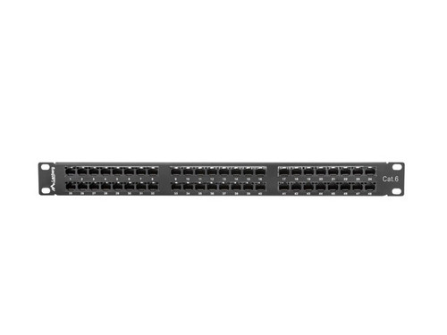 Lanberg Patch Panel 48-Port 1U Cat.6, black