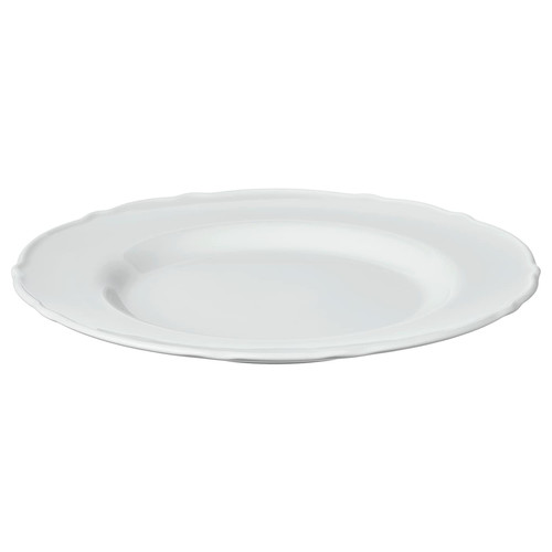 UPPLAGA Side plate, white, 22 cm