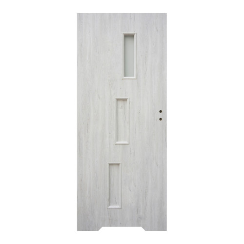 Internal Door, Undercut, Roma 70, left, silver oak