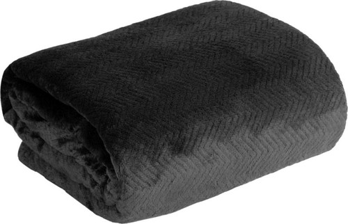 Blanket Cindy 150 x 200 cm, black