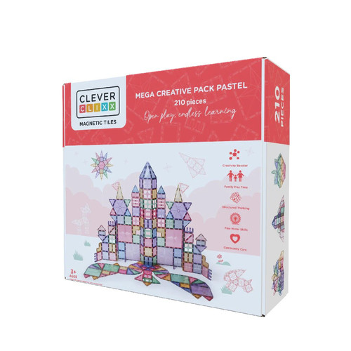 Cleverclixx Mega Creative Pack Pastel 210pcs 3+