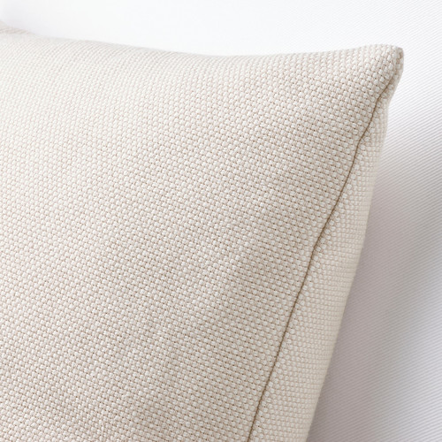 SANDTRAV Cushion, beige/white, 45x45 cm