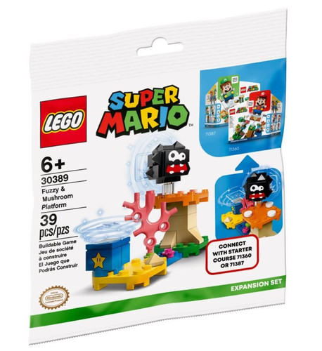 LEGO Super Mario Fuzzy & Mushroom Platform 6+