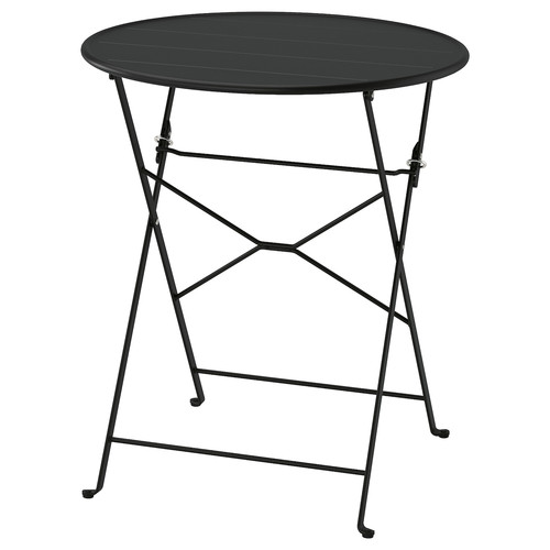 SUNDSÖ Table, anthracite outdoor, 65 cm