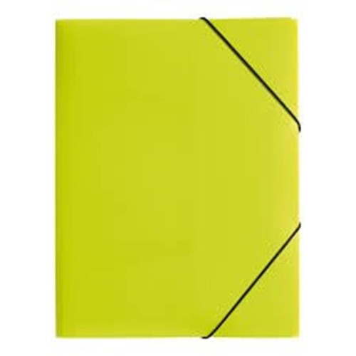 Durable Plastic Document Folder with Elastic Band A3 Trend, 1pc, light green