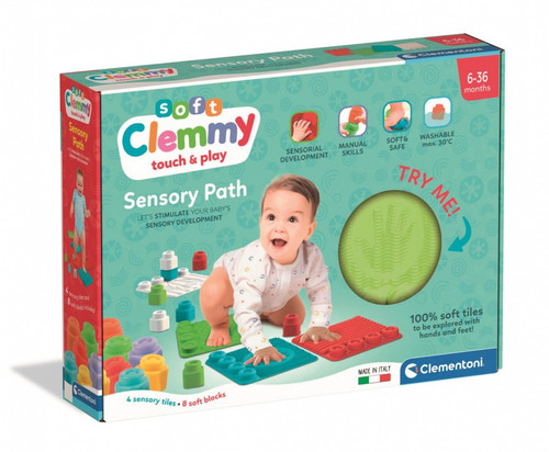 Clementoni Baby Clemmy Sensory Mat Touch, Crawl & Play 6m+