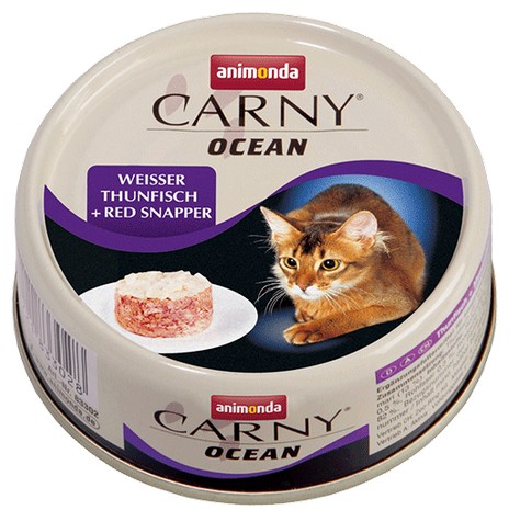 Animonda Carny Ocean Cat Food White Tuna & Red Snapper 80g