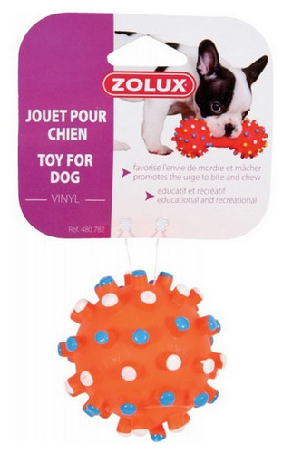 Zolux Vinyl Toy for Dogs 7cm, assorted colours