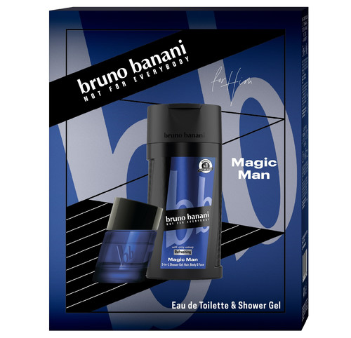 COTY Bruno Banani Gift Set for Men Magic Man - Eau de Toilette & Shower Gel