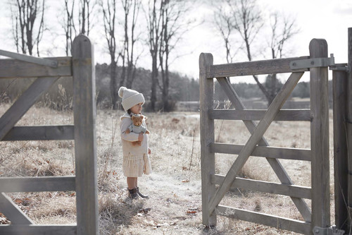 Elodie Details Wool Beanie Creamy White 2-3 years