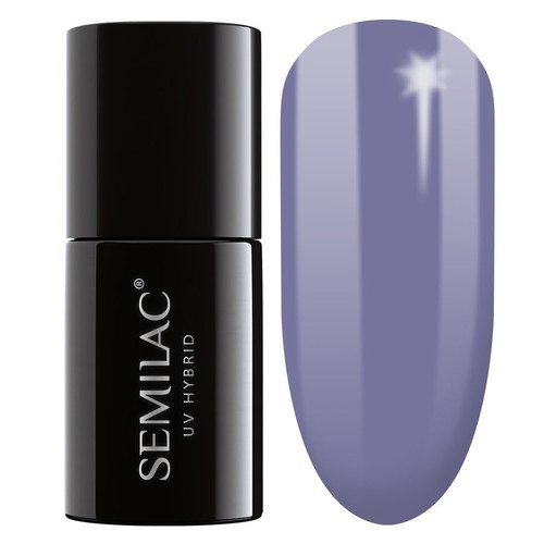 Semilac UV Hybrid Nail Polish 104 Violet Gray 7ml