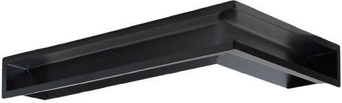 NORDflam Grate Aero, 38x58x9 cm, right, black