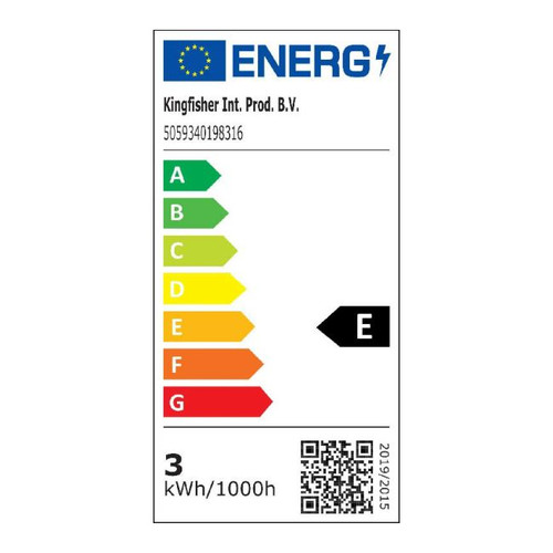 Diall LED Bulb GU10 230lm 4000K 36D, 3 pack