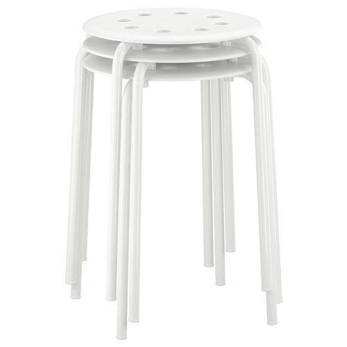 MARIUS Stool, white