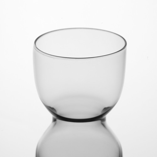 OMTÄNKSAM Vase, light grey, 30 cm