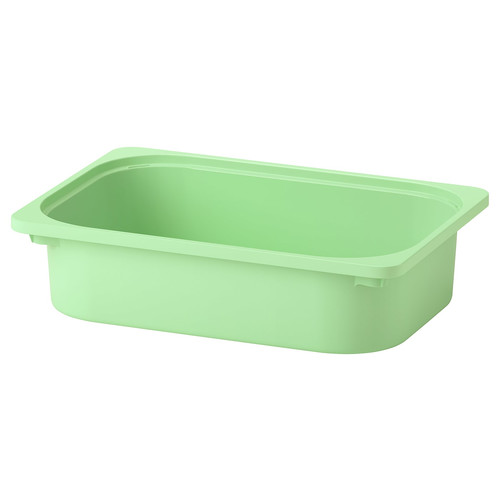 TROFAST Storage box, light green, 42x30x10 cm