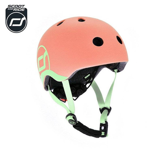 SCOOTANDRIDE XXS-S Helmet for Children 1-5 years, Peach