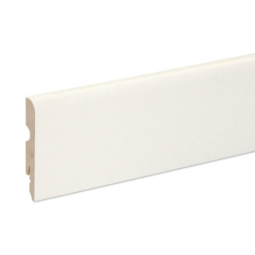 GoodHome MDF Skirting Board 13 x 80 x 2200 mm, white