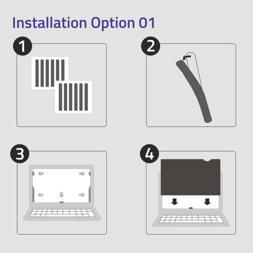 Qoltec Privacy Filter 15.6" 16:9