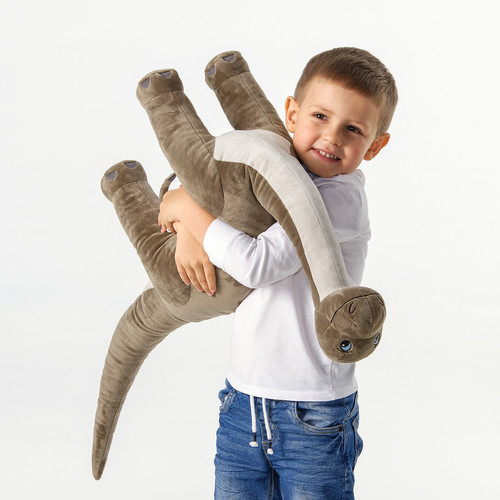 JÄTTELIK Soft toy, dinosaur, dinosaur/brontosaurus, 90 cm