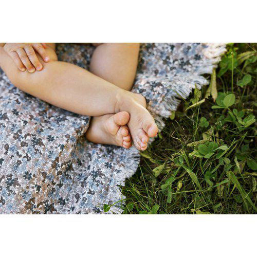 Elodie Details Soft Cotton Blanket - Blue Garden