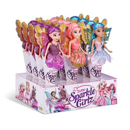 ZURU Sparkle Girlz Fairy Doll 10.5" 12pcs 3+