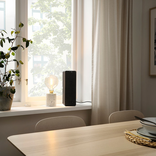 SYMFONISK WiFi bookshelf speaker, black smart/gen 2