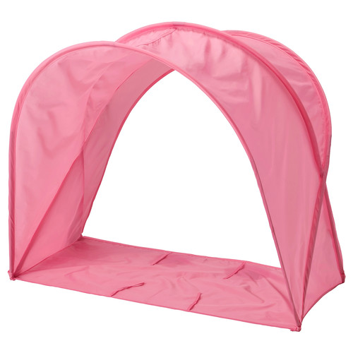 SUFFLETT Bed tent, pink, 70/80/90