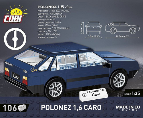 Cobi Blocks Polonez 1.6 Caro 106pcs 6+