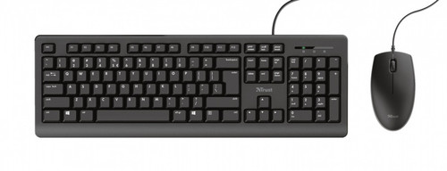 Trust Wired Keyboard And Mouse Set Primo