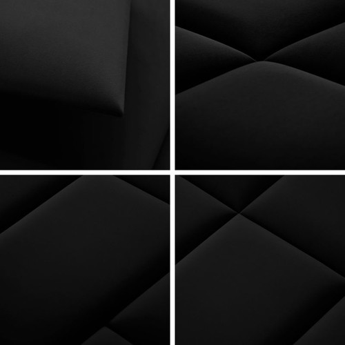 Upholstered Wall Panel Stegu Mollis Square 30 x 30 cm, black