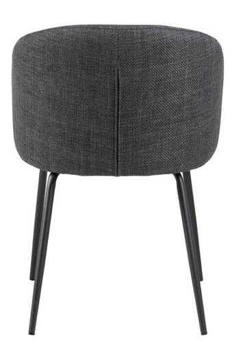 Upholstered Chair Eleanor, dark grey