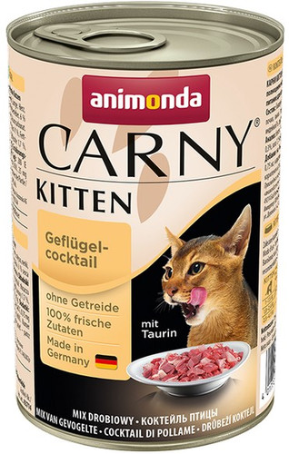 Animonda Carny Kitten Cat Food Poultry Cocktail 400g