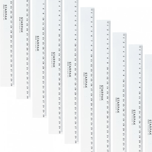 Starpak Plastic Ruler 30cm