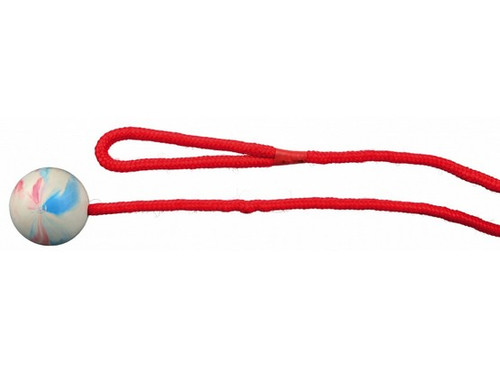 Trixie Ball on Rope 5/100cm, 1pc, assorted colours