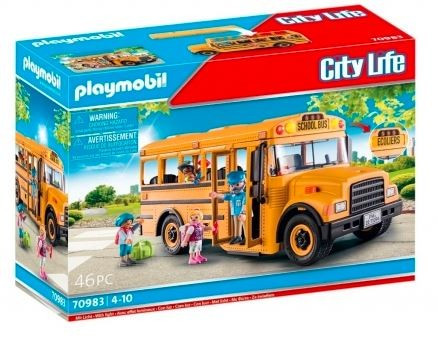 Playmobil City Life School Bus 4+ 70983