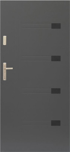 Entrance Door External Door Prado 90, right, anthracite