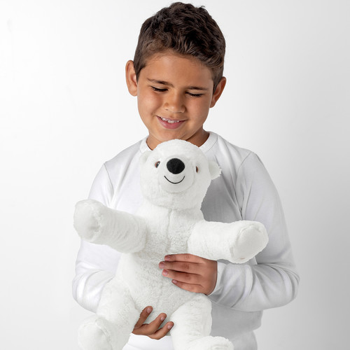 SNUTTIG Soft toy, white polar bear, 29 cm