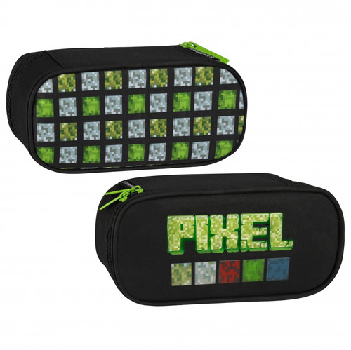 Pencil Case Pixel, green