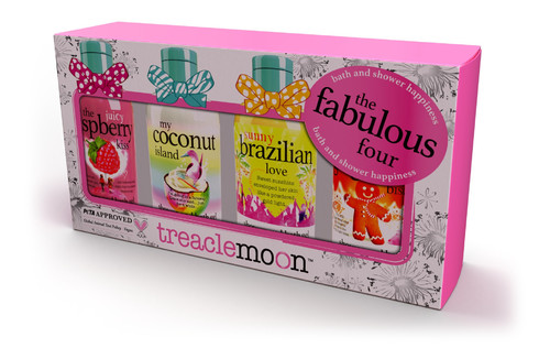 TREACLEMOON Gift Set The Fabulous Four (Body Wash 4x)