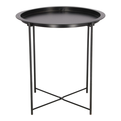 Metal Side Table Isa, black