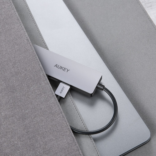 Aukey Hub 4in1 USB-A Ultra Slim 4xUSB 3.0 5Gbps CB-H3