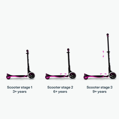 smarTrike Xtend Scooter 3in1- Pink 3-12y