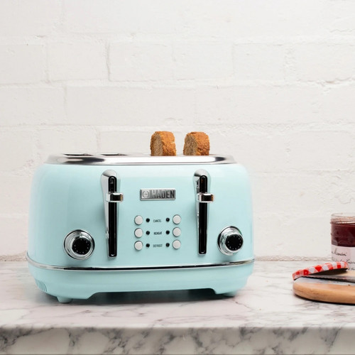 Haden Toaster 4 Slice HAD206947, turquoise