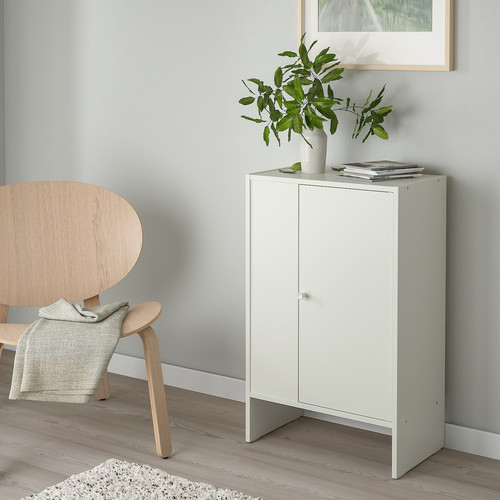 BAGGEBO Cabinet with door, white, 50x30x80 cm