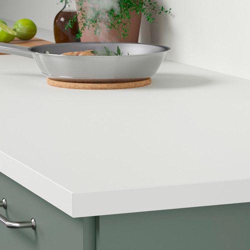 JÄRSTORP Worktop, white/laminate, 186x2.8 cm