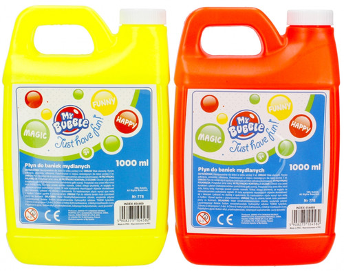 My Bubble Soap Bubble Liquid 1000ml, 1pc, random colours